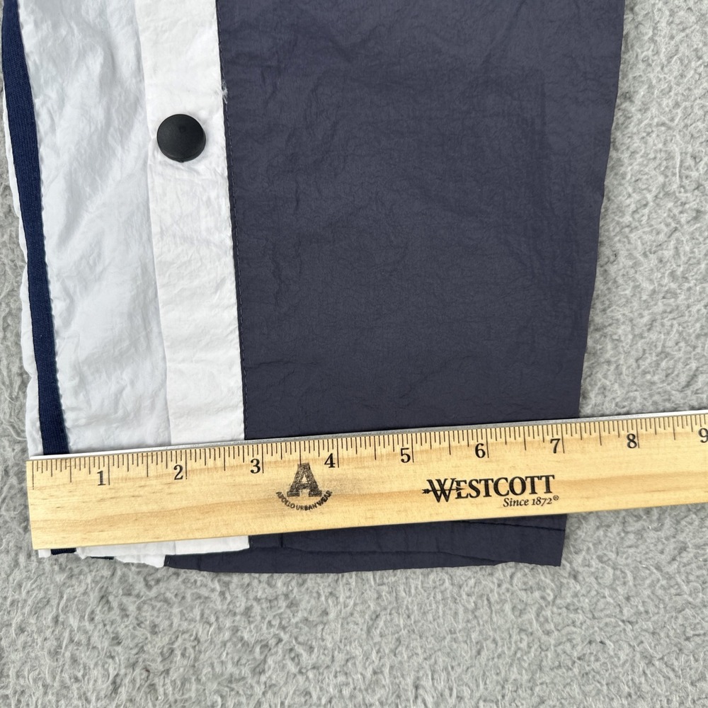 VTG Adidas Tear Away Windbreaker Track Pants Men Large Side Snap Premium Fit Y2K - Picture 6 of 16